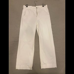 Everlane straight leg white jeans